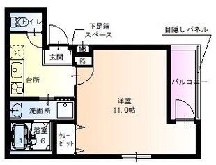 フジパレス西本町III番館の物件間取画像